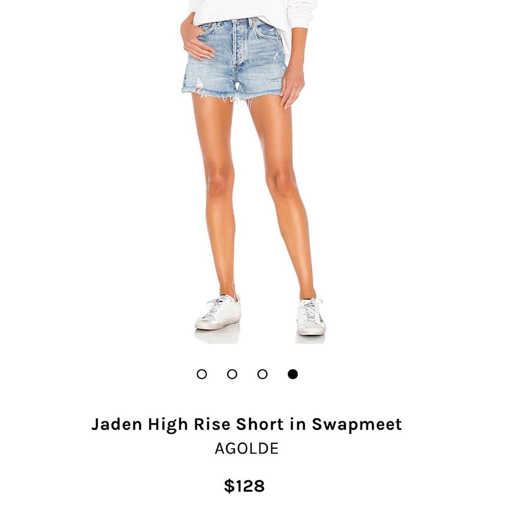 AGOLDE Jaden High Rise Short in Swapmeet size 26